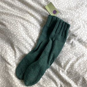 Hand knit wool socks NWT